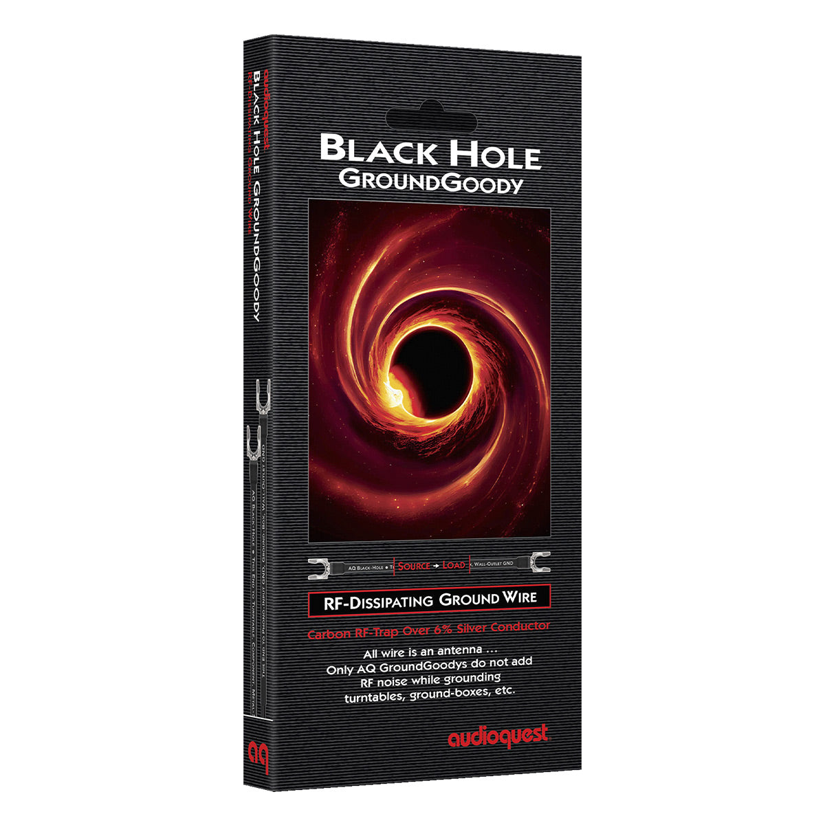 AudioQuest Black Hole GroundGoody RF-Dissipating Ground Wire (4.91 ft.)