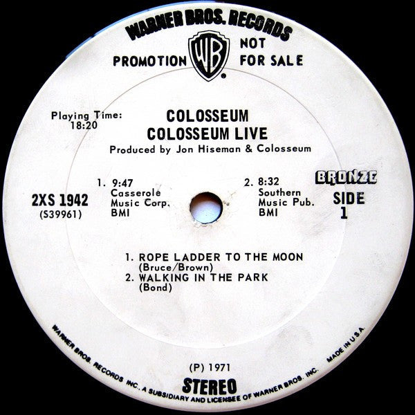 Colosseum - Colosseum Live (Used Vinyl)