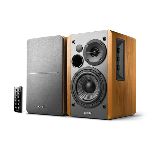 Edifier: R1280DB Powered Speakers w/ Bluetooth - Wood Brown