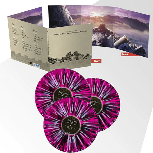 Hiroyuki Sawano – Attack On Titan Season 2 Original Soundtrack 3LP (Colored Vinyl, 180g, Gatefold)